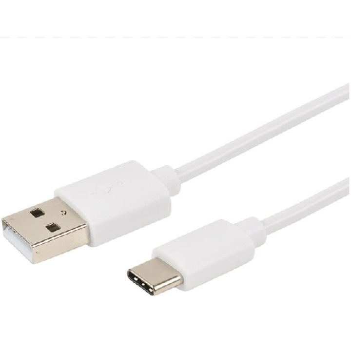 Cablu USB tip C m / USB m, Erard, 3A, 3m, alb