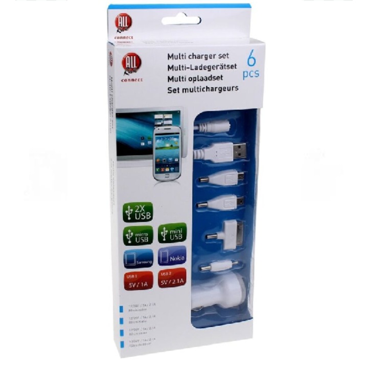 Set multifunctional de încărcare Universal 12V, compatibilitate universală, compact, ușor de transportat