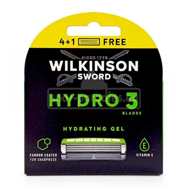 Rezerve Wilkinson Hydro 3 Hydrating Gel razor blades, pachet de 5 buc