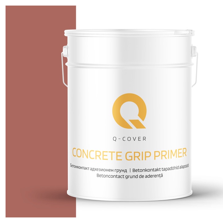 Betoncontact Q-COVER tapadásnövelő alapozó, téglavörös, 15kg