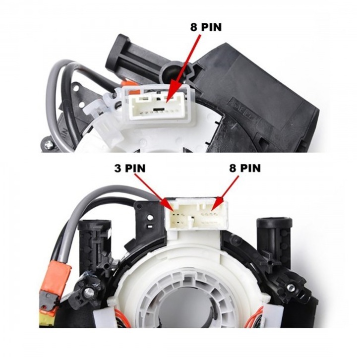 Nissan Np300 Navara, Pathfinder Iii, Murano, Qashqai, X-Trail Лента на волана / Ретрактор за въздушна възглавница 25560Jd003