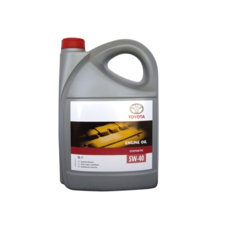 Ulei motor Toyota 5W40 5L sintetic, aprobat ACEA A3/B4