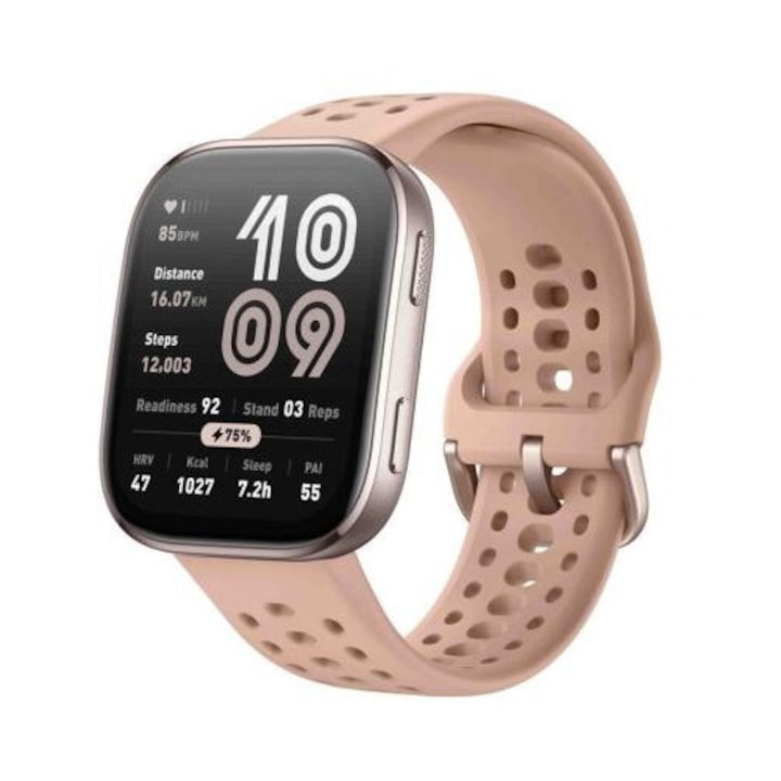 Smartwatch Amazfit Bip 6, 1.97 inch, 5 ATM, Roz