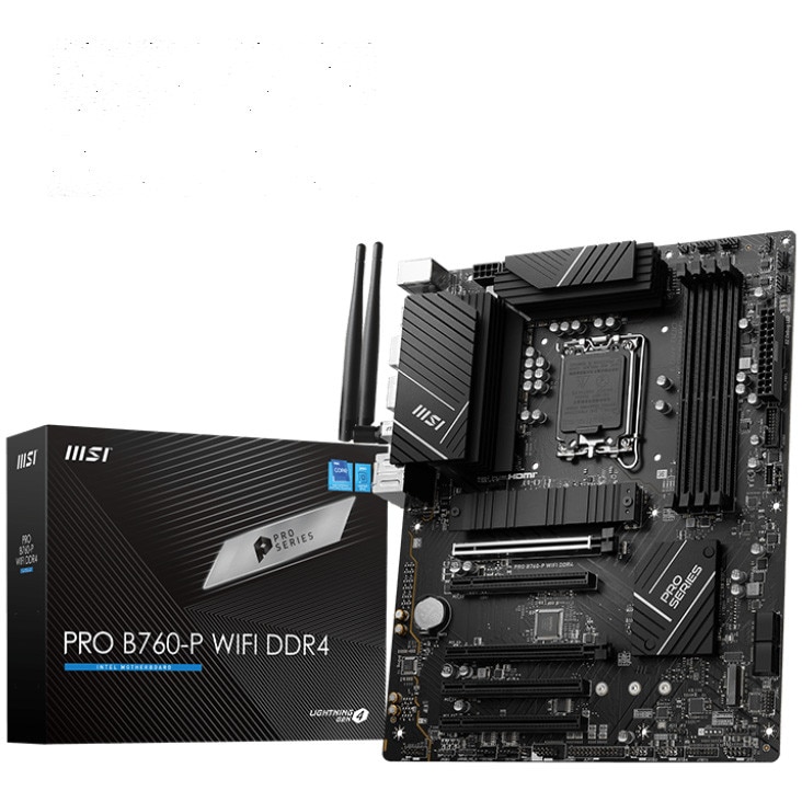 Placa de baza MSI PRO B760-P WIFI DDR4, Socket LGA 1700 - eMAG.ro