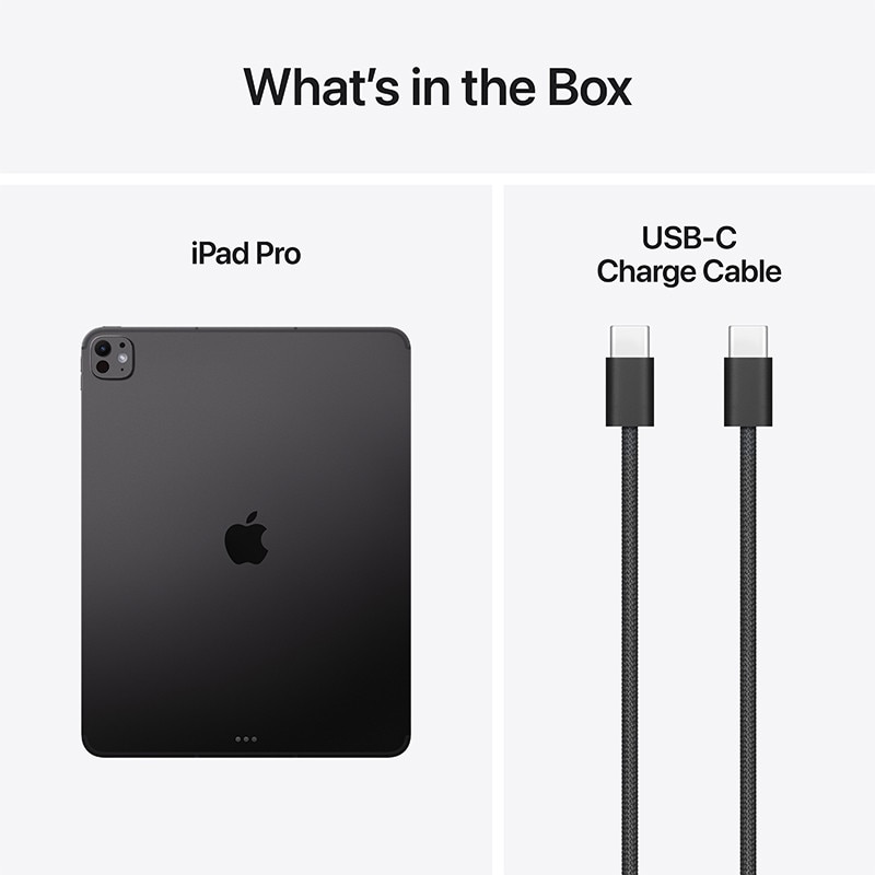 Tableta Apple iPad Pro 13", 12GB, 256GB, WiFi + Cellular, Negru Spatial