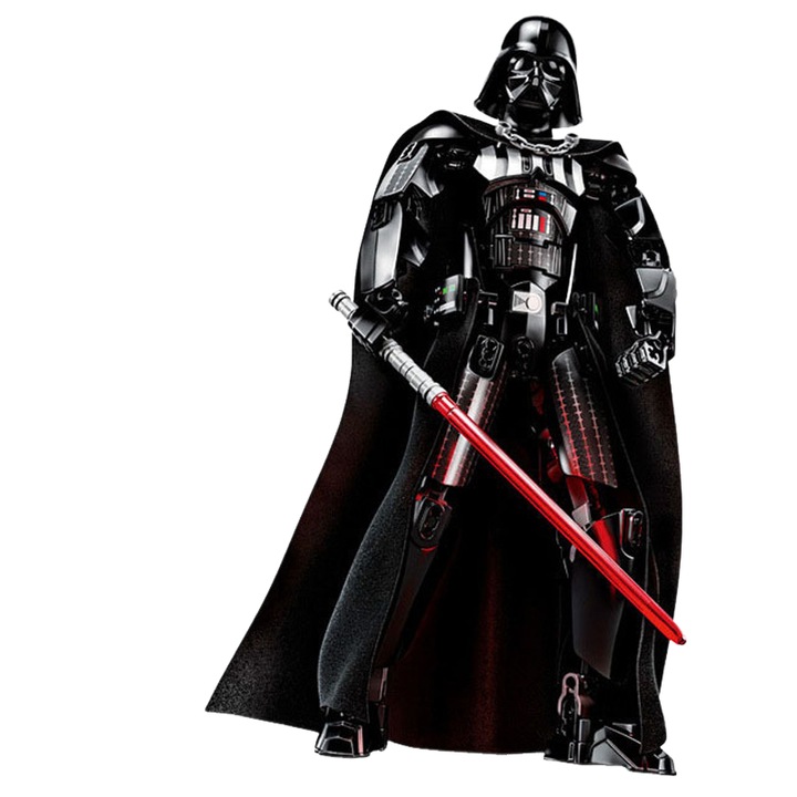 Комплект за изграждане на фигурка Star Wars, подвижни стави, 25 см, черен