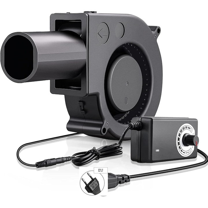 Suflanta centrifugala, cu viteza variabila, 12V, 58 CFM, 97x94x33mm