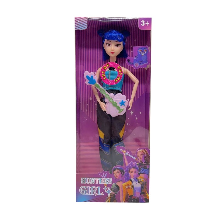 Demon Slayer Kpop lánybaba többszínű, 30x15cm