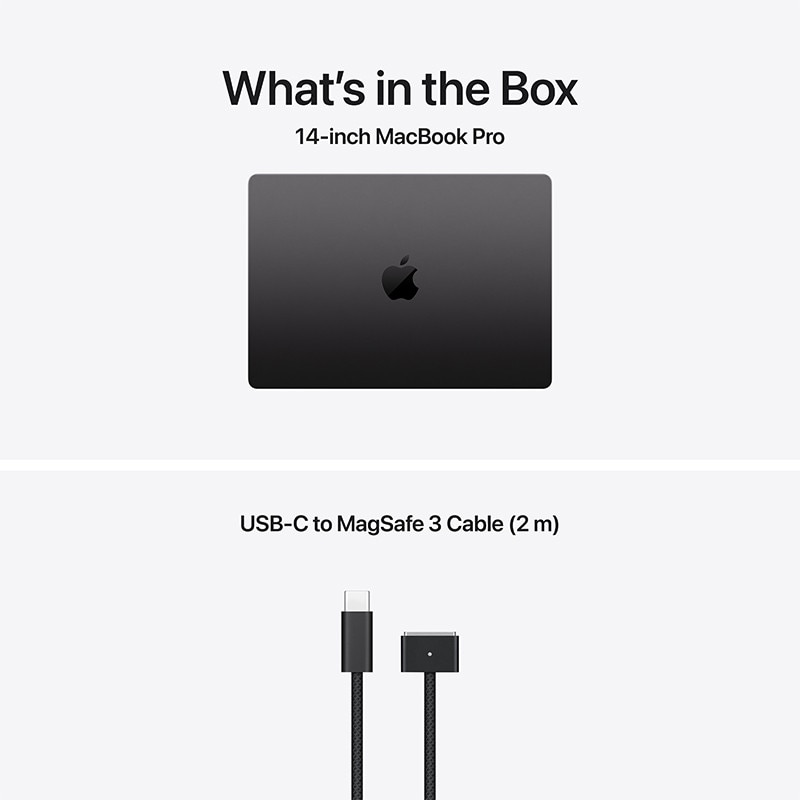 Laptop Apple MacBook Pro 14-inch, M5, 16GB, 512GB SSD, Space Black