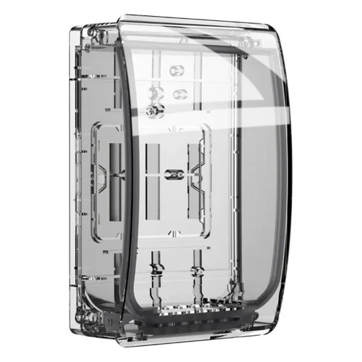 Carcasa Waterproof universala, Cutie etansa pentru exterior, Protectie dispozitive electronice si relee inteligente de ploaie si praf, Rezistenta apa IP64, 152.5 x 100 x 48 mm