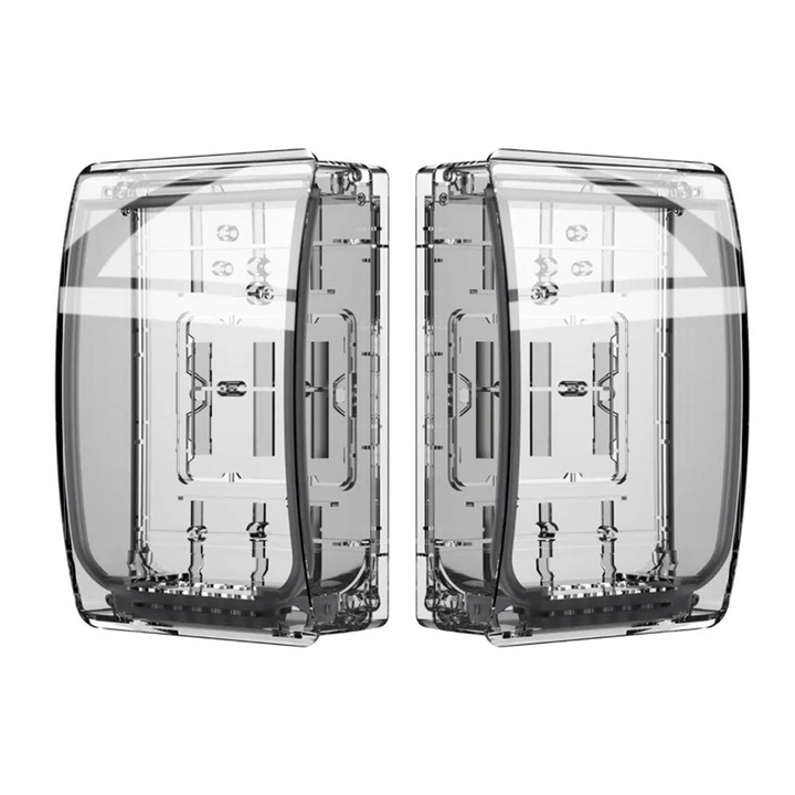 Set 2 x Carcasa Waterproof universala, Cutie etansa pentru exterior, Protectie dispozitive electronice si relee inteligente de ploaie si praf, Rezistenta apa IP64, 152.5 x 100 x 48 mm