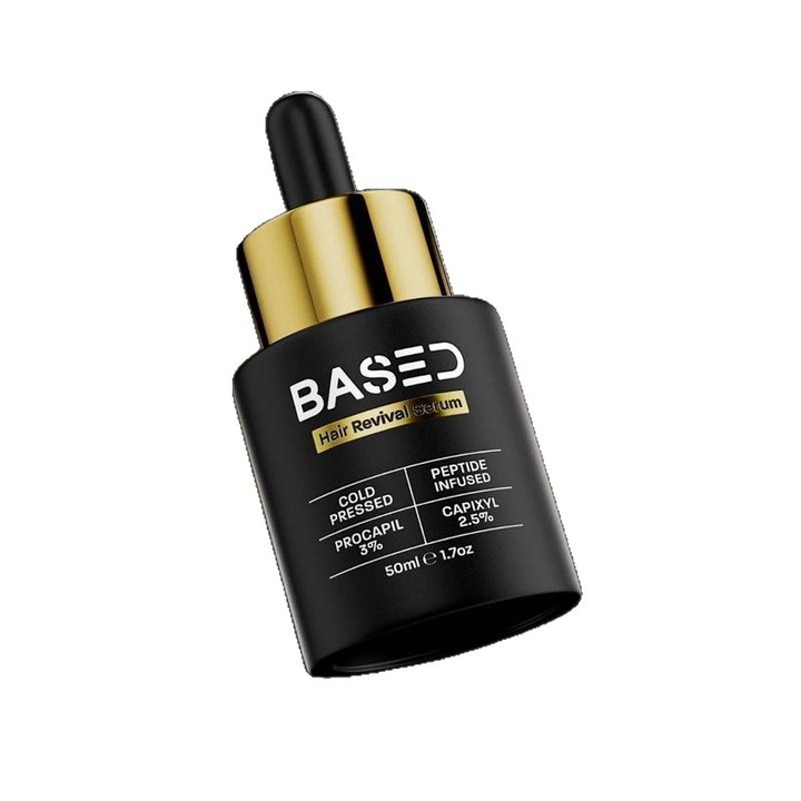 Hajszérum természetes összetevőkkel, alapú, javítja a ragyogást, 100ml