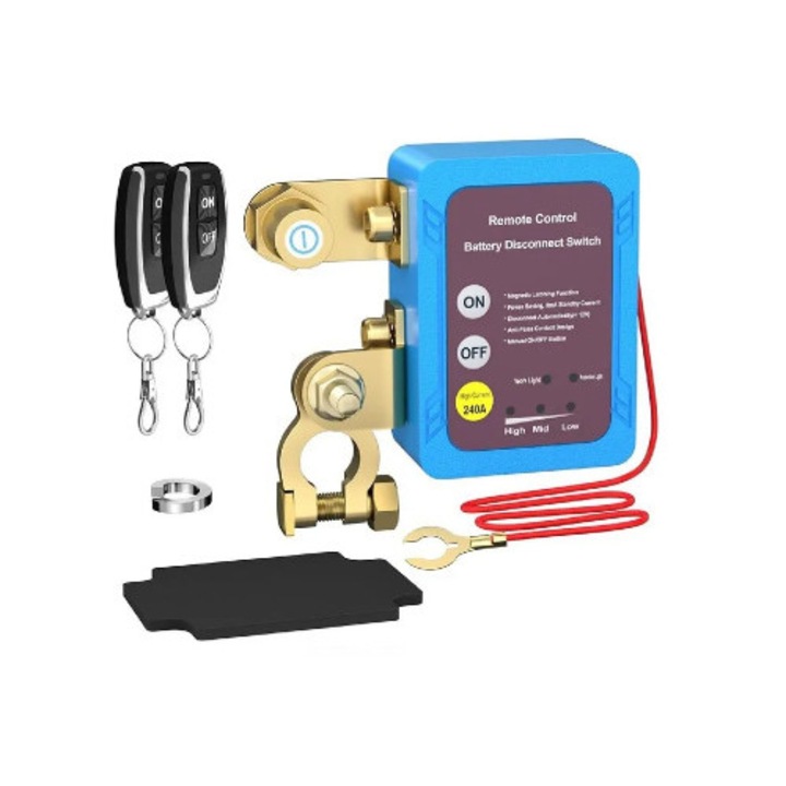 Comutator de control la distanta inteligent universal pentru camioane, 12V24V, deconectare baterie auto, anti-scurgere de curent