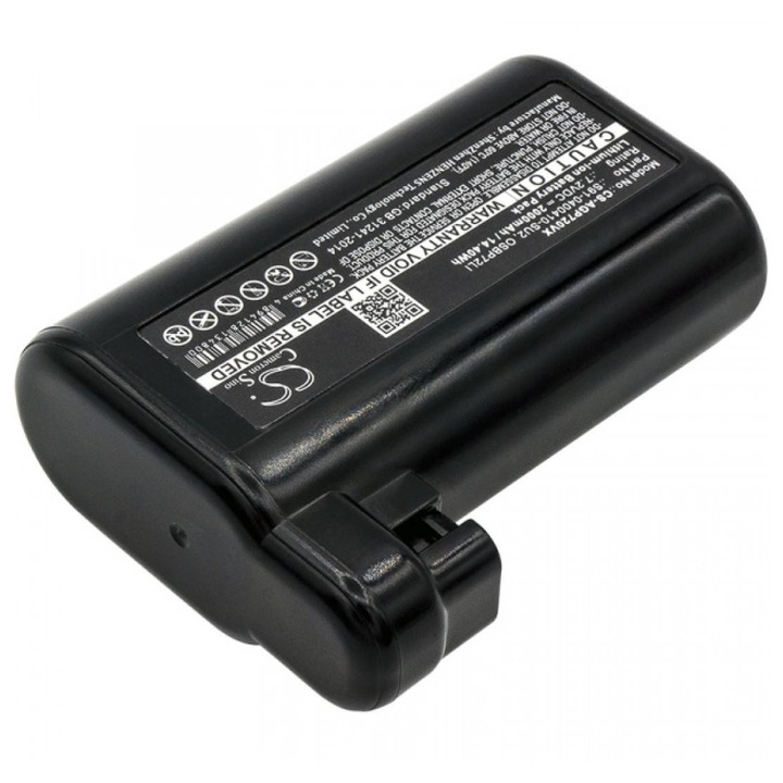 AEG Electrolux Osiris porszívóhoz való 7.2V 2Ah Li-Ion akkumulátor, 77,1x58,8x25,5mm