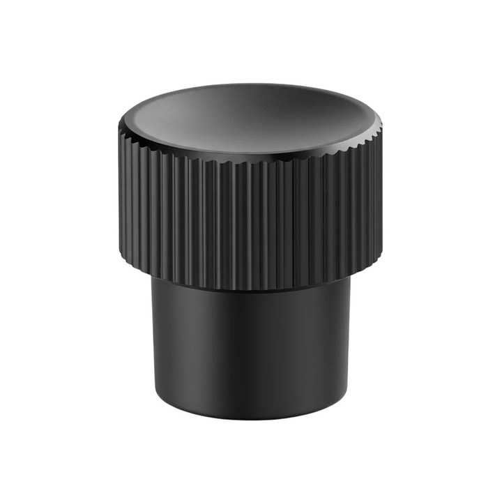 Buton pentru mobila Tuyo, finisaj negru cobalt, D:20 mm