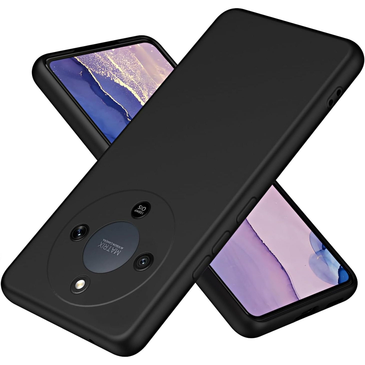 BestCase® Husa Premium Silicon Compatibil cu Honor Magic8 Lite / X70 / X9d, Negru