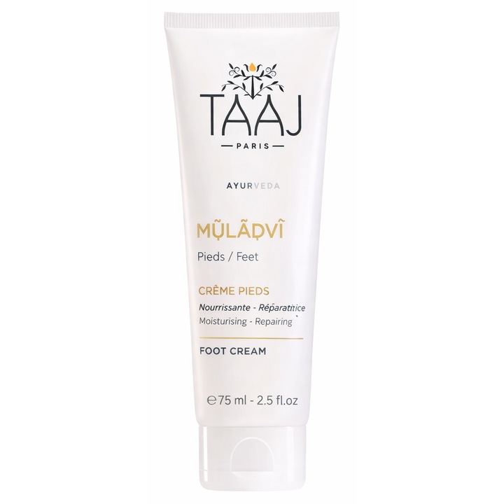 Crema de maini TAAJ Paris Abhyanga Body, 75 ml, crema, utilizare zilnica, tub