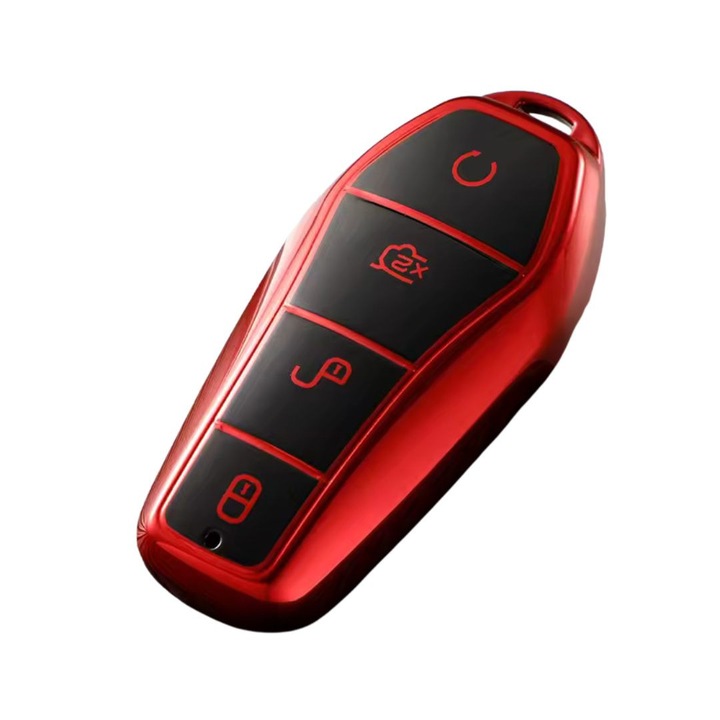 Husa cheie auto, AUTOTOB®, TPU, BYD, rosu