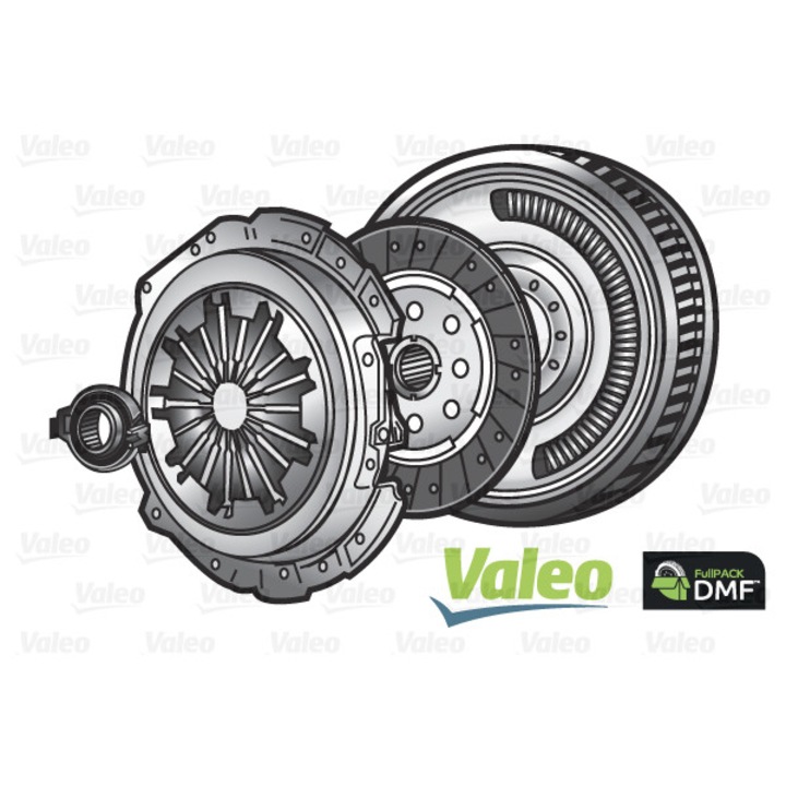 Set ambreiaj Valeo, cu disc de presiune, 8 gauri, 239mm, 18.05kg
