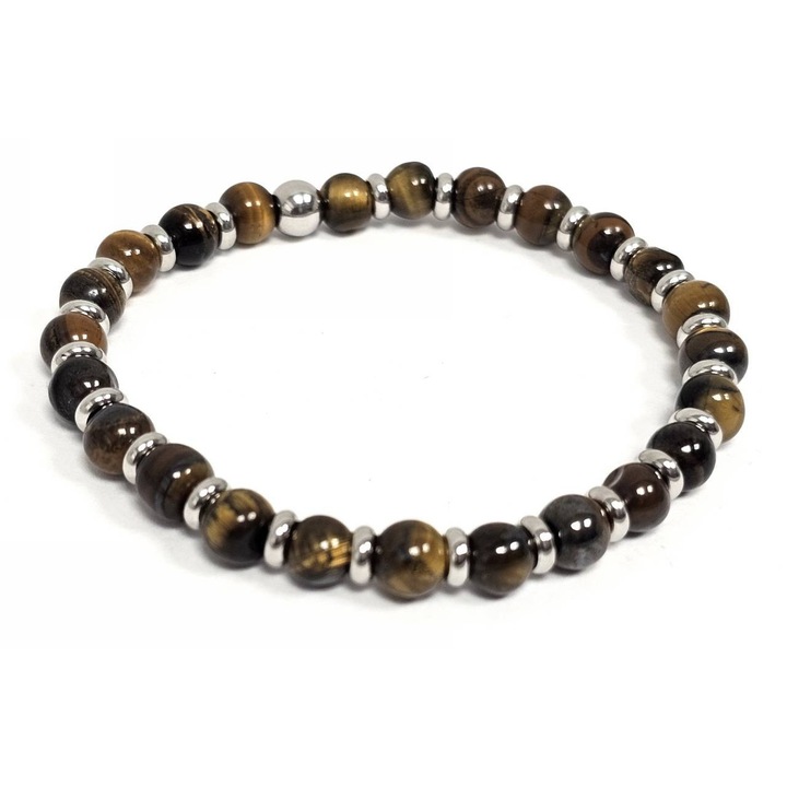 Bratara dama, Karma, model 2610-743A, negru/galben