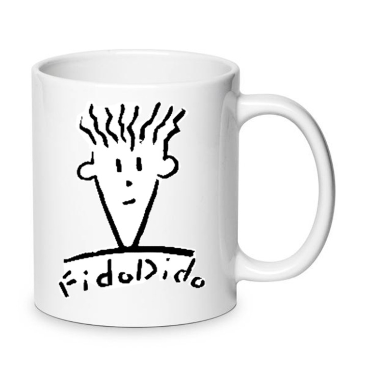 Cana ceramica Fido Dido 330ml, design No1, capacitate 330ml, lavabila la masina de spalat