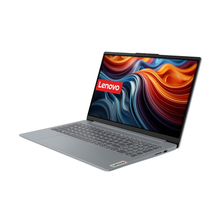 Lenovo IdeaPad Slim Laptop, AMD Ryzen 3 7320U, 8GB DDR5 Memória, 256GB SSD, 15.6 FullHD, Szürke, Magyar billentyűzet, Böngésző, Vírusirtó, Windows 11 Pro
