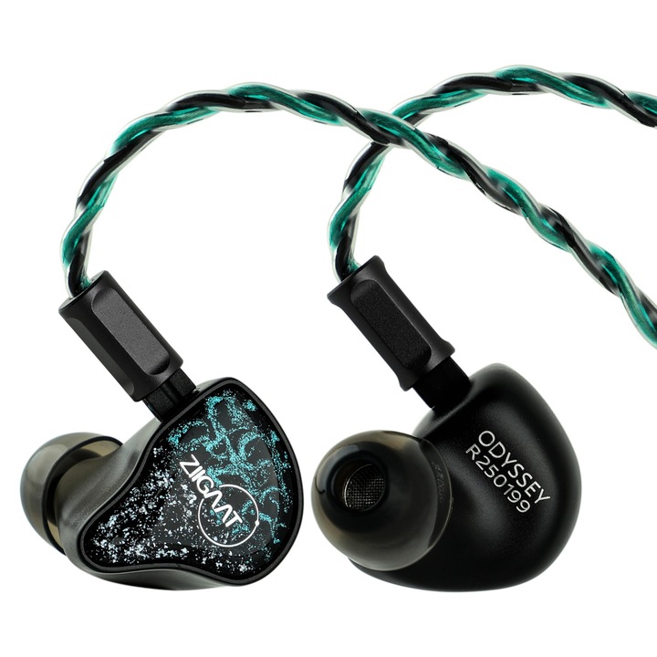 Casti In-Ear Linsoul Ziigaat X Hangout, hifi hibride 1Dd + 3Ba, carcasa din aluminiu, neutre