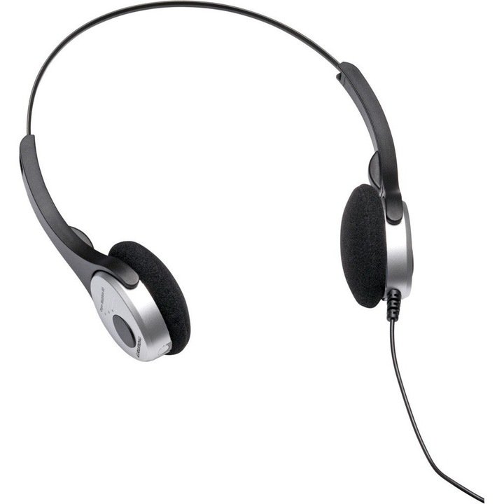 Casti Grundig PCC5652, negru/argintiu, cu mufa jack