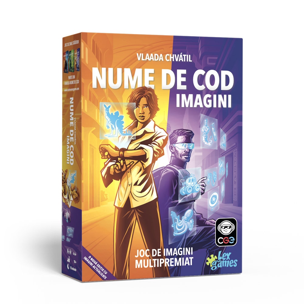 Joc Nume de Cod: Imagini, 4-8 jucatori, +10 ani, lb. romana