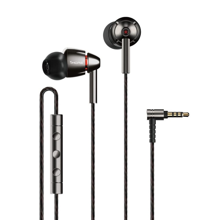 Casti audio 1MORE E1010, intraauriculare, jack, cu microfon, pentru adulți
