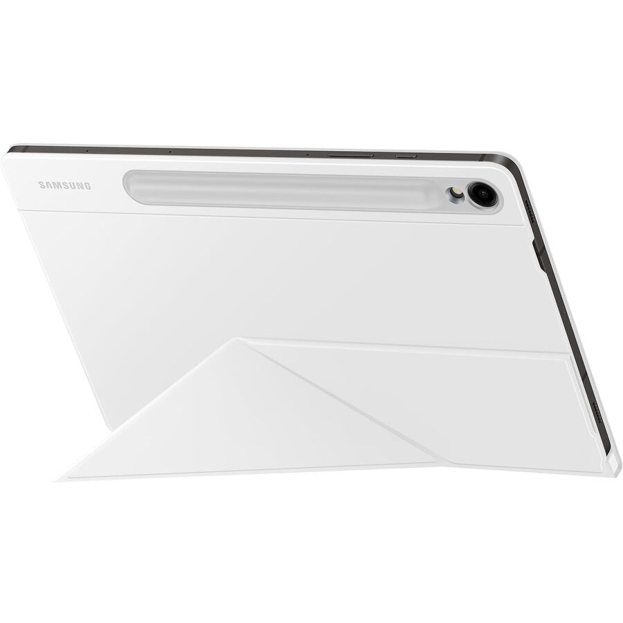 Tableta Samsung Galaxy Tab S9 FE si Husa book Flip Cover, 6GB RAM, 128GB, WIFI, Argintiu