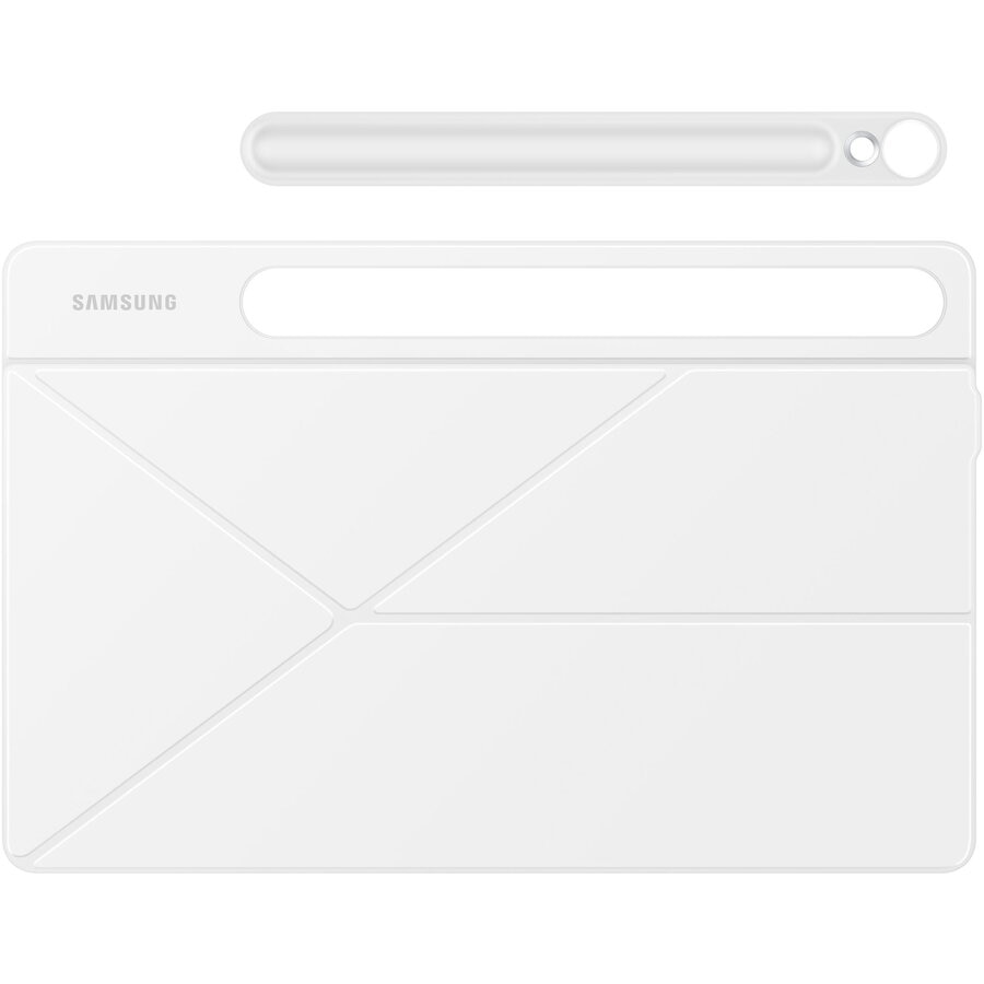 Tableta Samsung Galaxy Tab S9 FE si Husa book Flip Cover, 6GB RAM, 128GB, WIFI, Argintiu