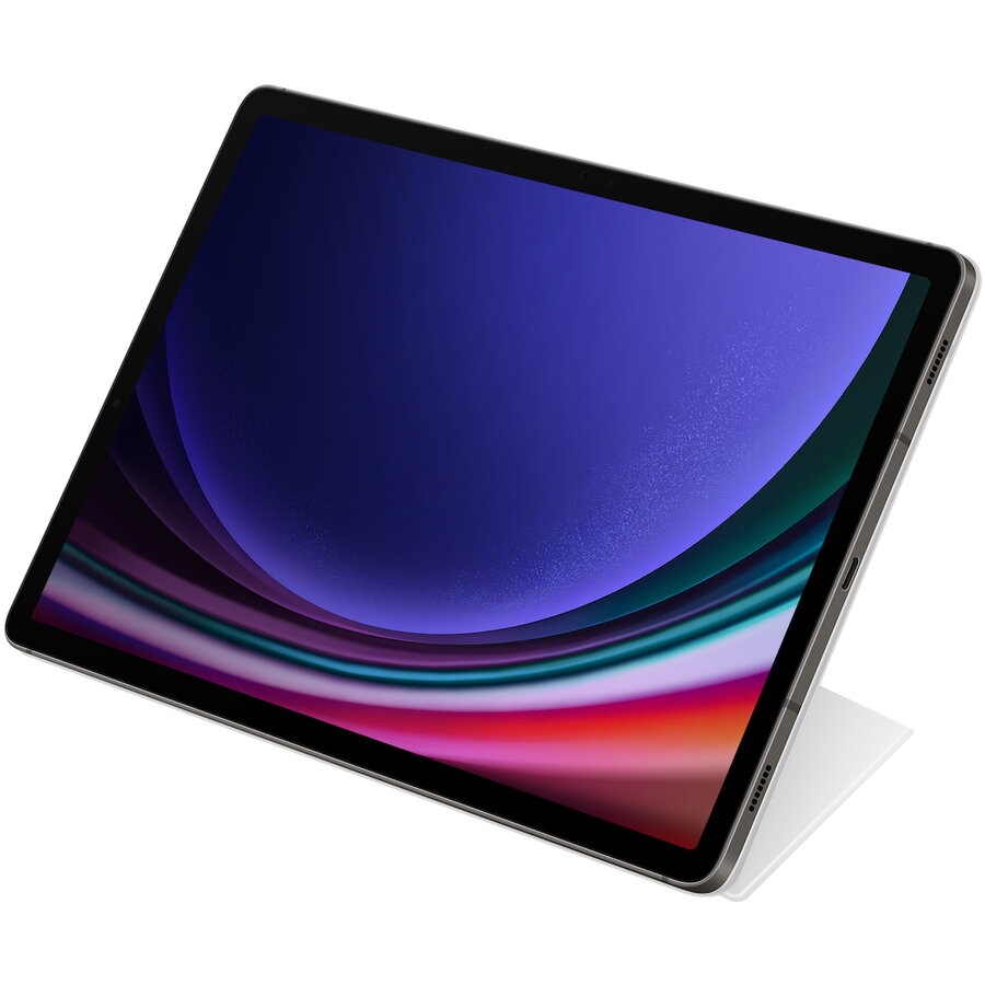 Tableta Samsung Galaxy Tab S9 FE si Husa book Flip Cover, 6GB RAM, 128GB, WIFI, Argintiu