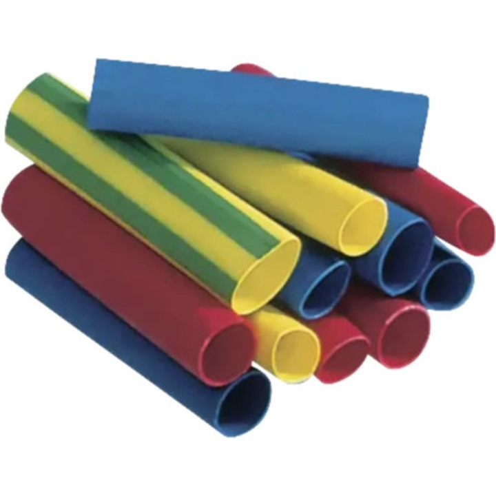 Set tuburi termo-contractibile Steinel Ø4, 8/6, 4/9, 5 mm, lungime 35mm, 4 culori, 32 piese