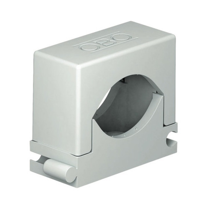 Bride plastic universale OBO Bettermann Ø18-30 mm, 10 bucati, culoare gri