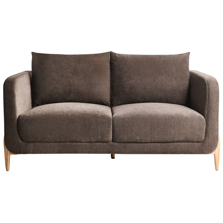 Kanapé 2 személyes Gimo Zseníliaszövet Sötétbarna