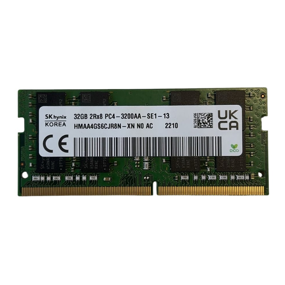 sk hynix 8gb 2枚 16gb sodimm ddr4 SK Hynix 16GB DDR4 3200 MHz 1Rx8 SODIMM Laptop RAM 260pin