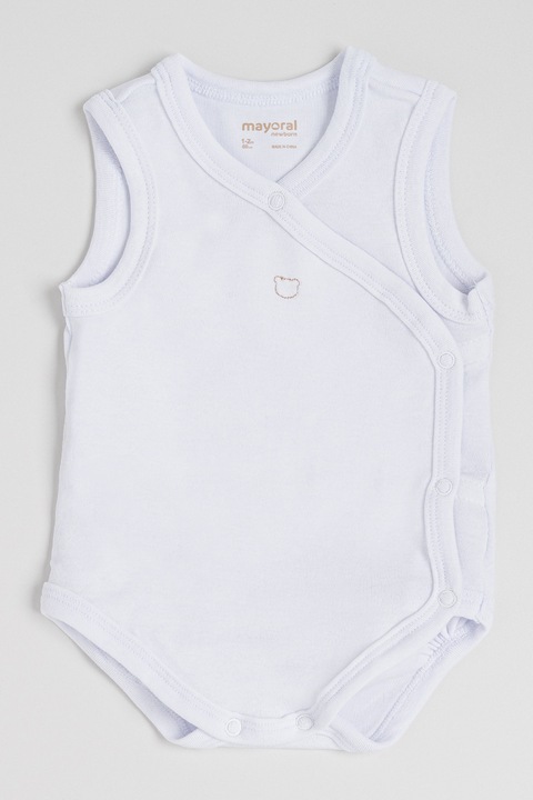 Mayoral, Body din amestec de bumbac, Alb optic