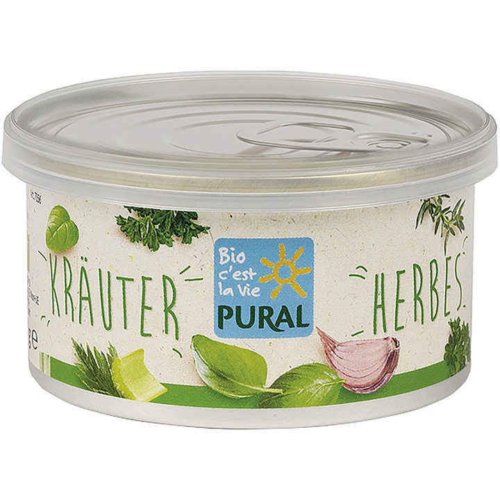 Pate vegetal cu ierburi aromatice, vegan bio, 125g