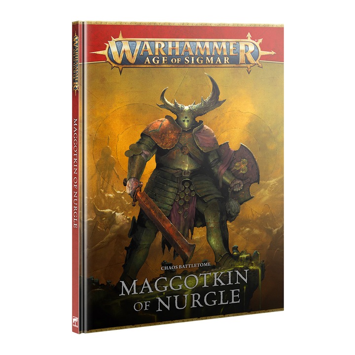 Разширение за игра Warhammer Age of Sigmar, Battletome Maggotkin of Nurgle 2026, Games Workshop, английски език, многоцветен