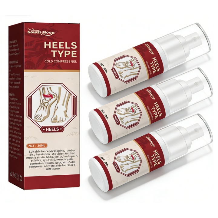 Sarokhűtő gél Gyengéd relaxációs ápoló gél a láb és sarok izmai, csontjai és ízületei számára