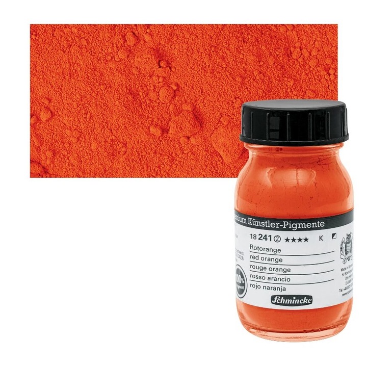 Pigment pur 100 ml - Schmincke, 018090 Red orange 100 ml 18241055 - Schmincke