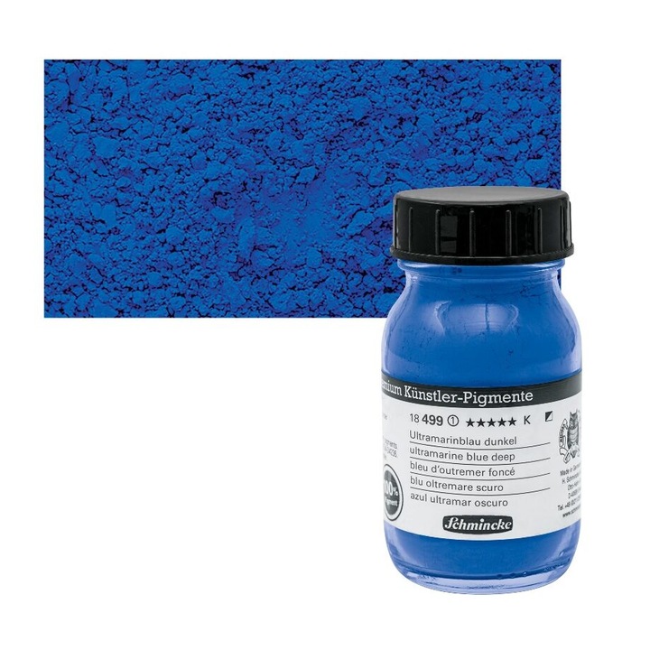 Pigment pur 100 ml - Schmincke, 018496 Ultramarine blue deep 100 ml 18499055 - Schmincke