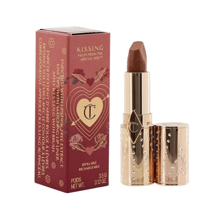 Червило CHARLOTTE TILBURY K.I.S.S.I.N.G Nude Romance, червено, 3.5гр