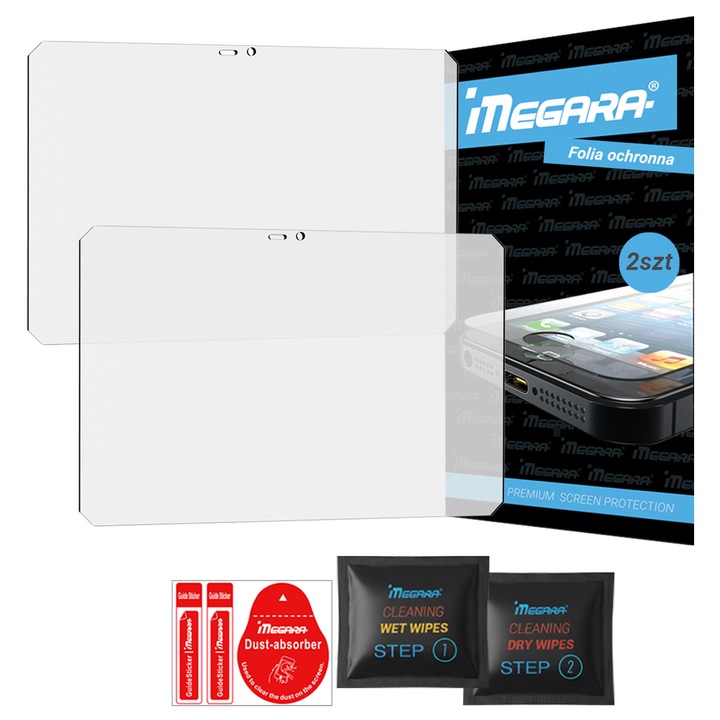 Set 2x Folie protectoare Megara pentru Cubot Tab KingKong King Kong Mini, transparent, flexibil