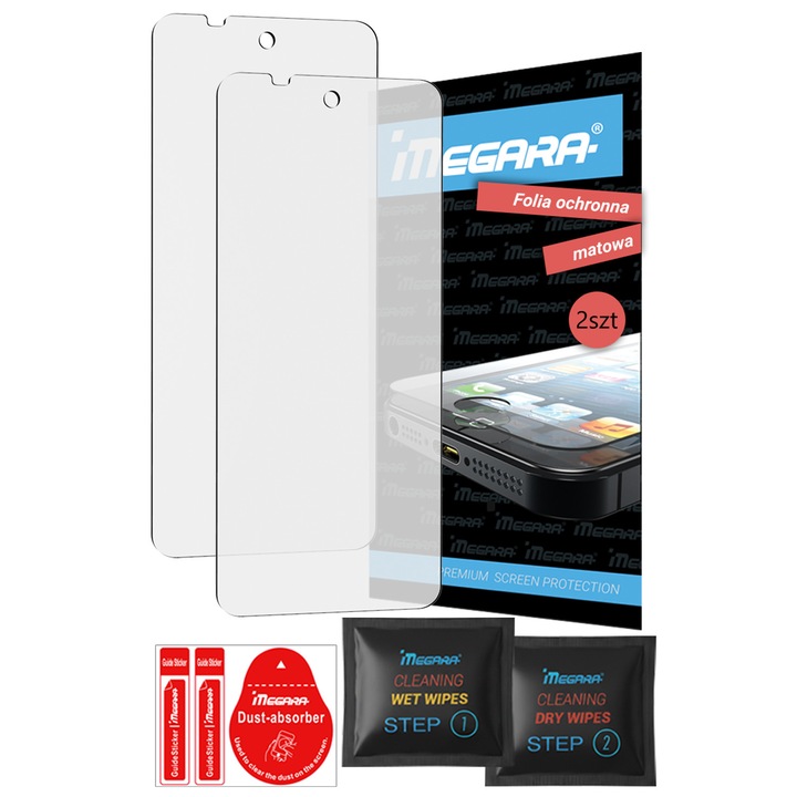 Folie protectoare ecran Megara 2x RugOne XEVER 7 PRO MATT, mata, adeziv complet