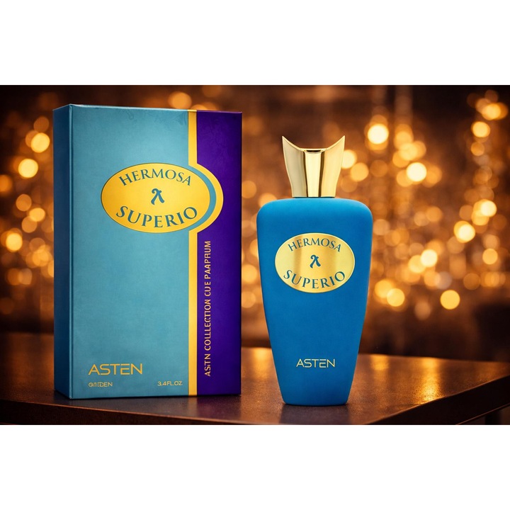 Hermosa x Superio ASTEN Eau de Parfum 100 ml, aroma intensa, persistenta, eleganta, pentru impact zilnic