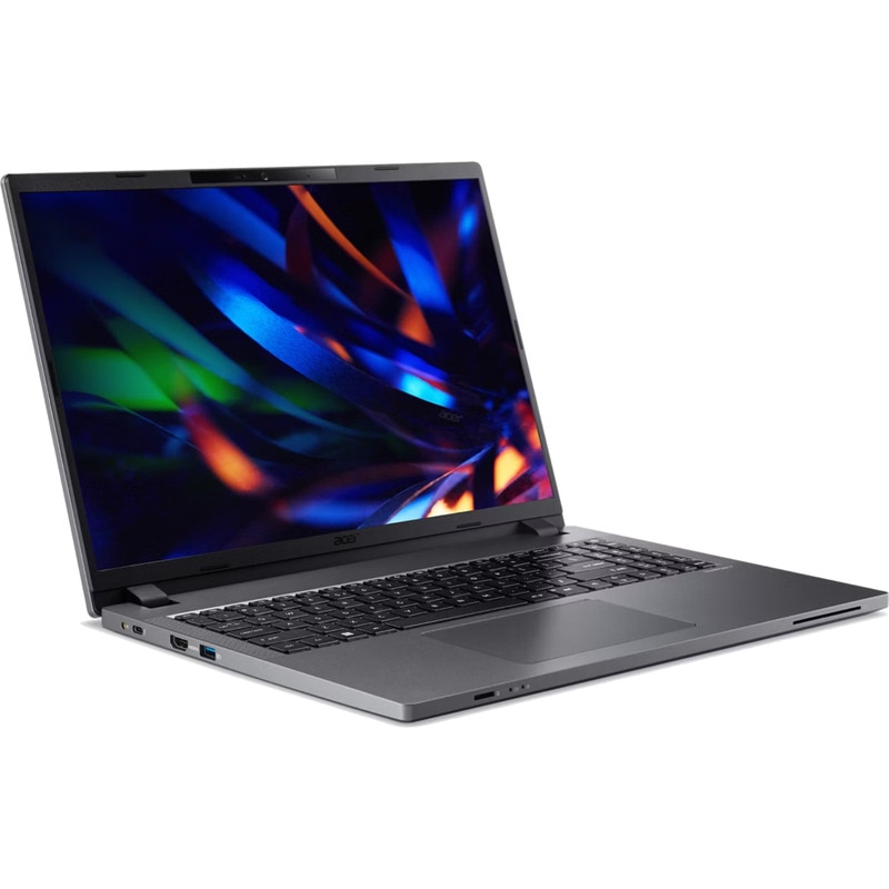 Laptop Acer TravelMate P2, 16" WUXGA, Intel® Core™ i3 1315U pana la 4.5 GHz, 16 GB RAM DDR4, 512 GB SSD, Intel® UHD Graphics, Free Dos, Grey 512 GB