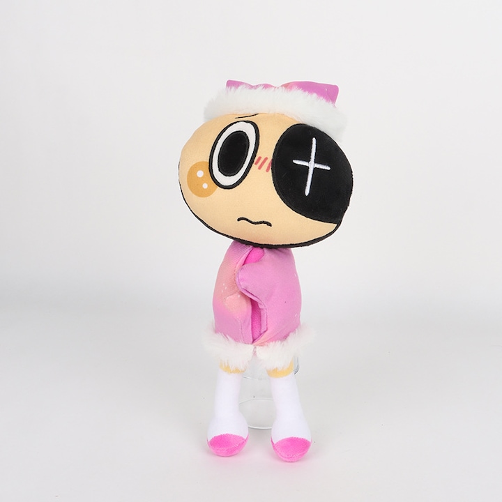 Jucarie de plus, Clovn roz, 21x10x28cm