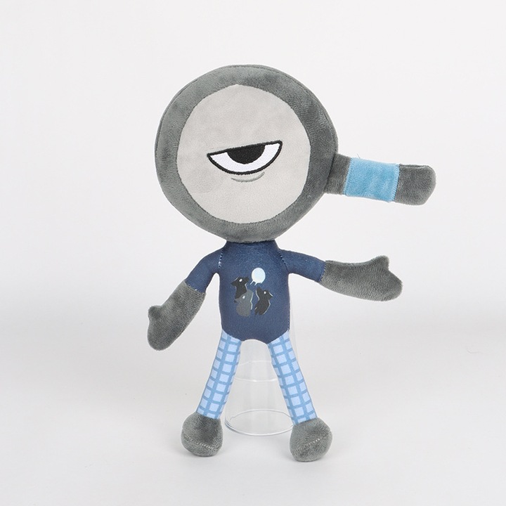 Papusa de plus Creepy Playboy, 30cm, gri